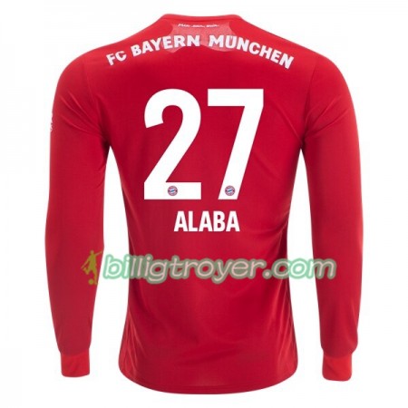 Billige Fotballdrakter FC Bayern München David Alaba 27 Hjemmedraktsett 2019/20 Langermet